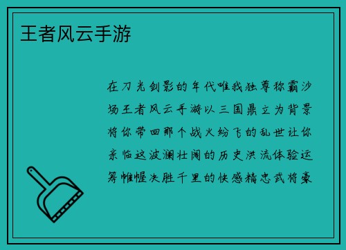 王者风云手游